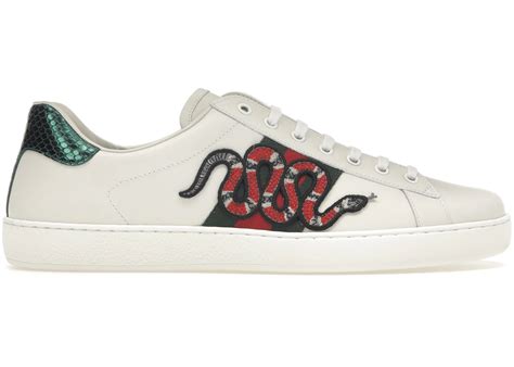 gucci serpiente|gucci ace embroidered snake.